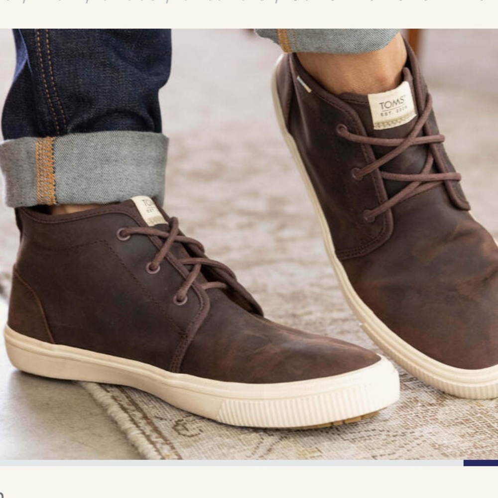 Tom’s Water Resistant Clove Brown shoes